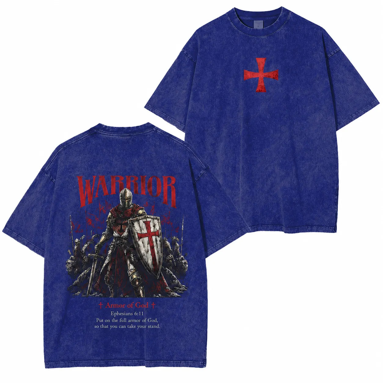 Armor of God Warrior Vintage Washed T-Shirt/Crewneck/Hoodie