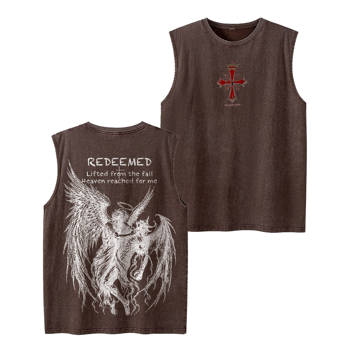Redeemed Angel Vintage Washed Tank Top
