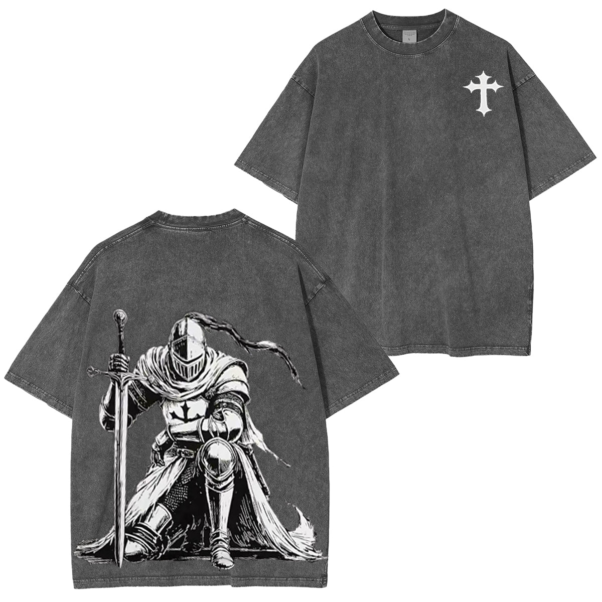 Knight of Conviction Unisex Washed T-Shirt