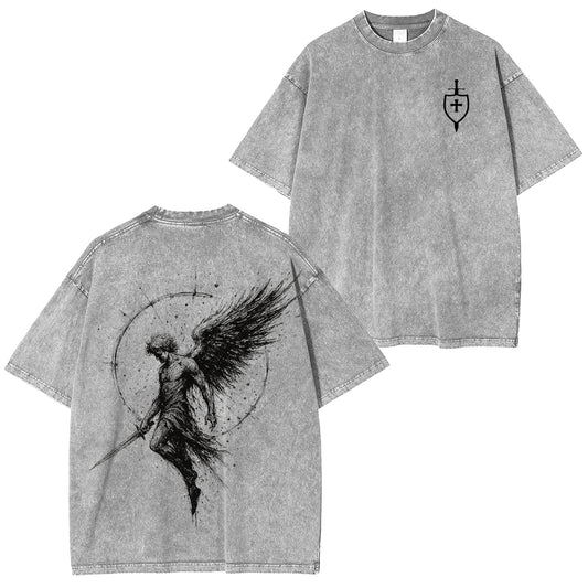 Fallen but Faithful Unisex Washed T-Shirt
