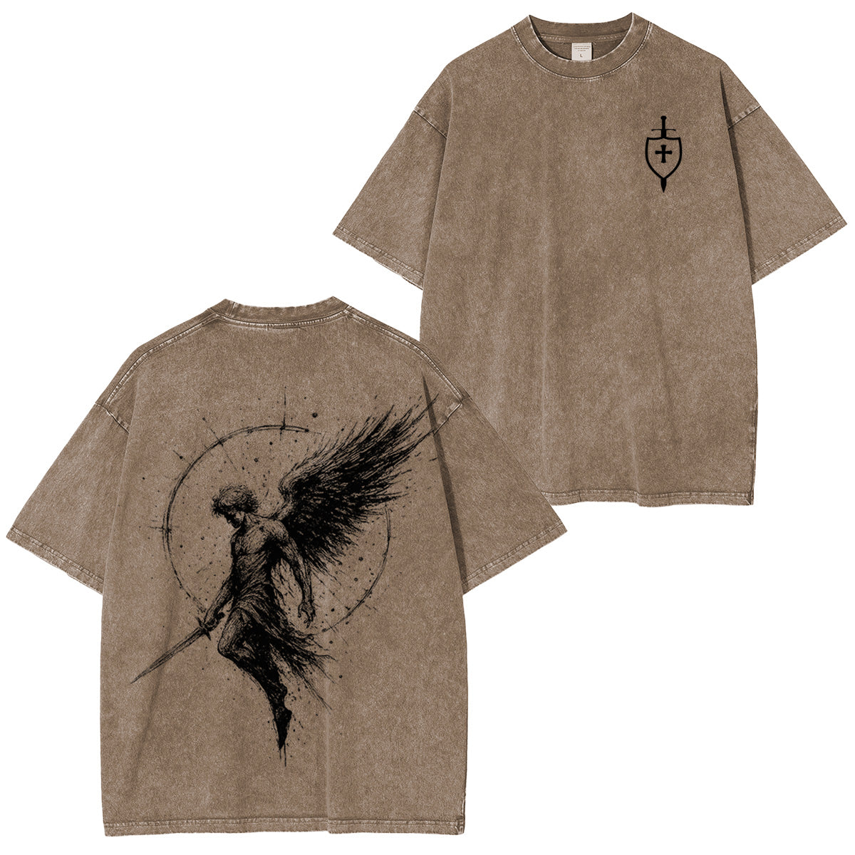 Fallen but Faithful Unisex Washed T-Shirt