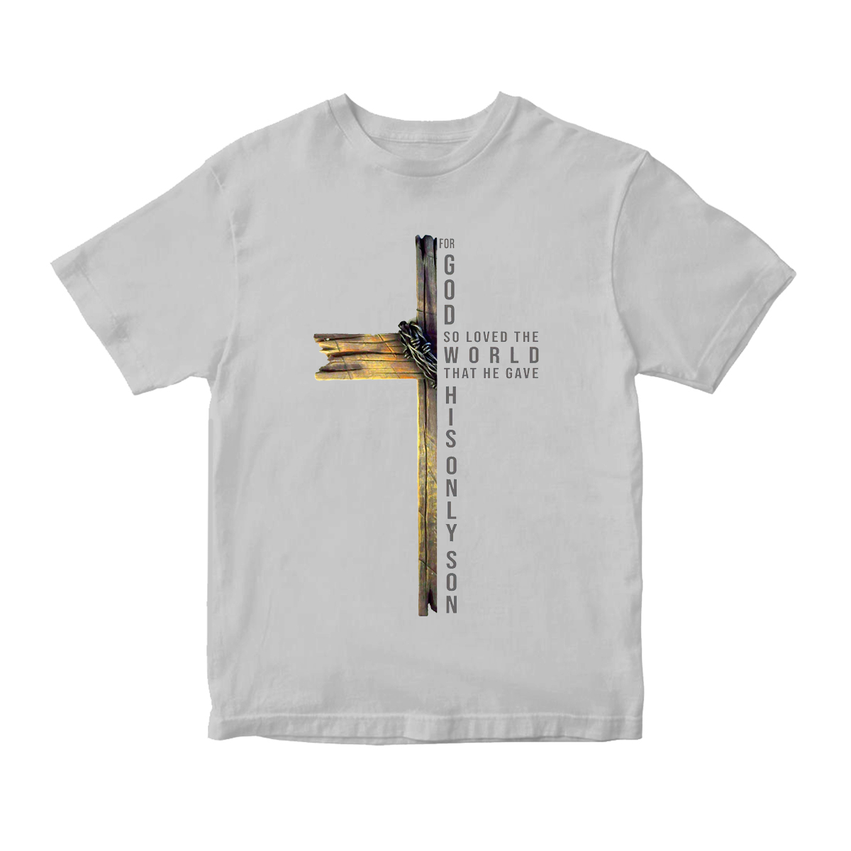 John 3:16 Christian Cross Bible T-Shirt