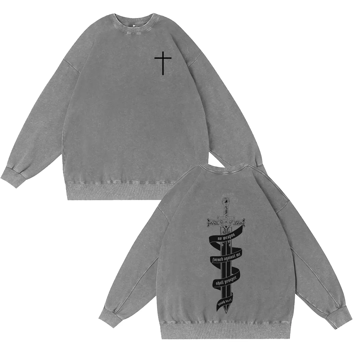 NoWeapon Formed Washed T-shirt/Crewneck/Hoodie