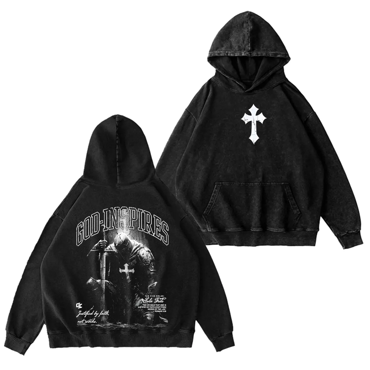 God Inspired Might Knight’s Vow Washed T-shirt/Crewneck/Hoodie