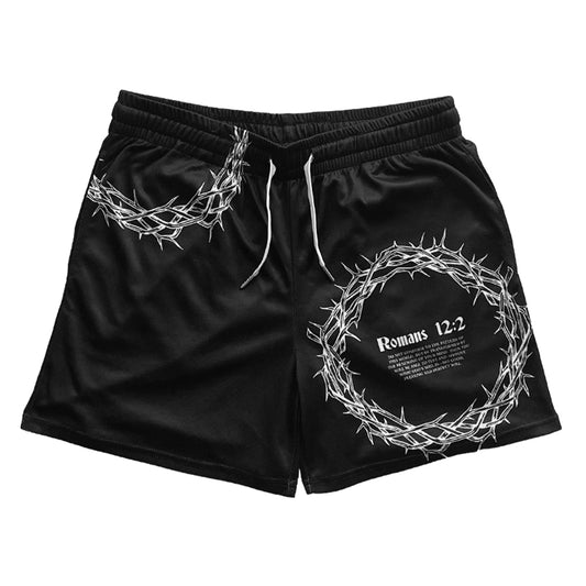 Crown of Thorns Gym Shorts