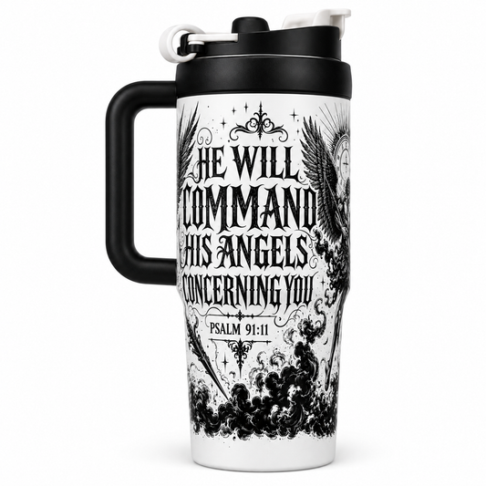 Armor of God Angel Travel Tumbler