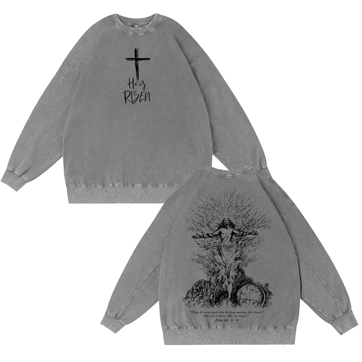 HeIs Risen Jesus Washed T-shirt/Crewneck/Hoodie