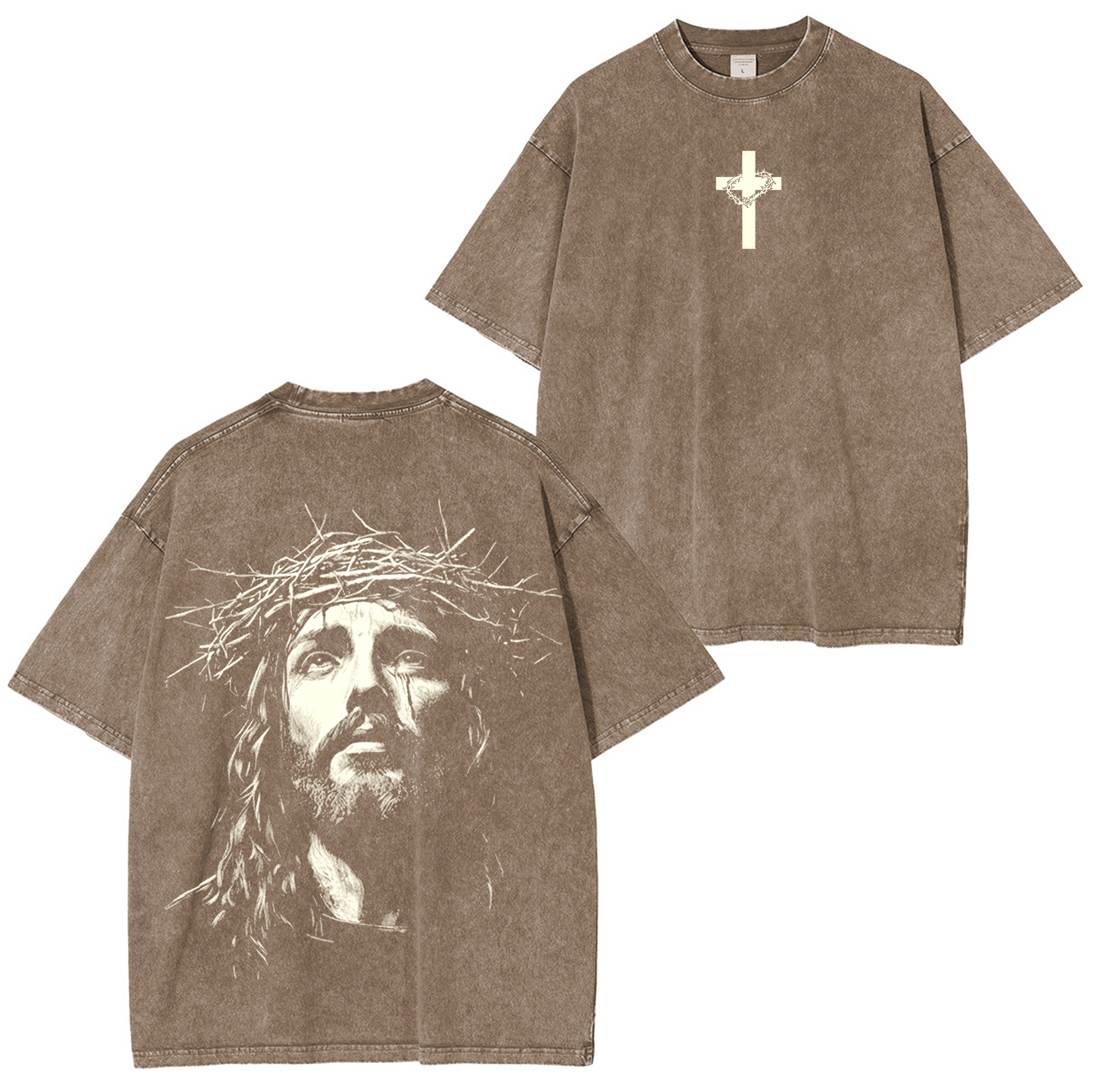 Crown Of Thorns Vintage Washed T-shirt/Crewneck/Hoodie