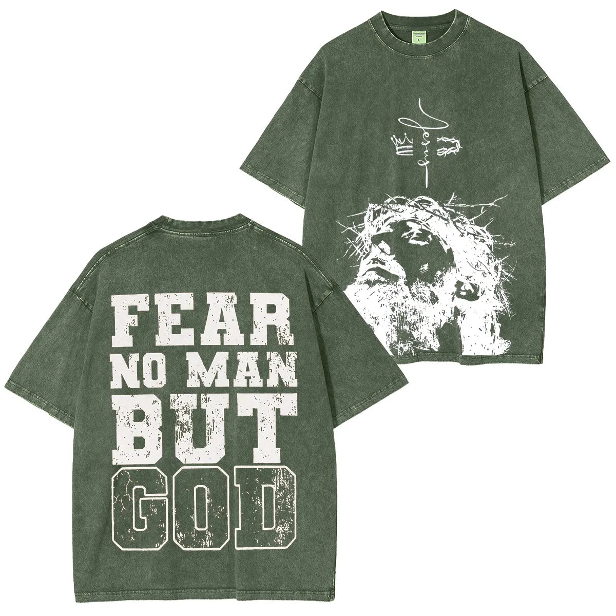 Jesussaves :Trusting Jesus in every season Washed Unisex T-Shirt