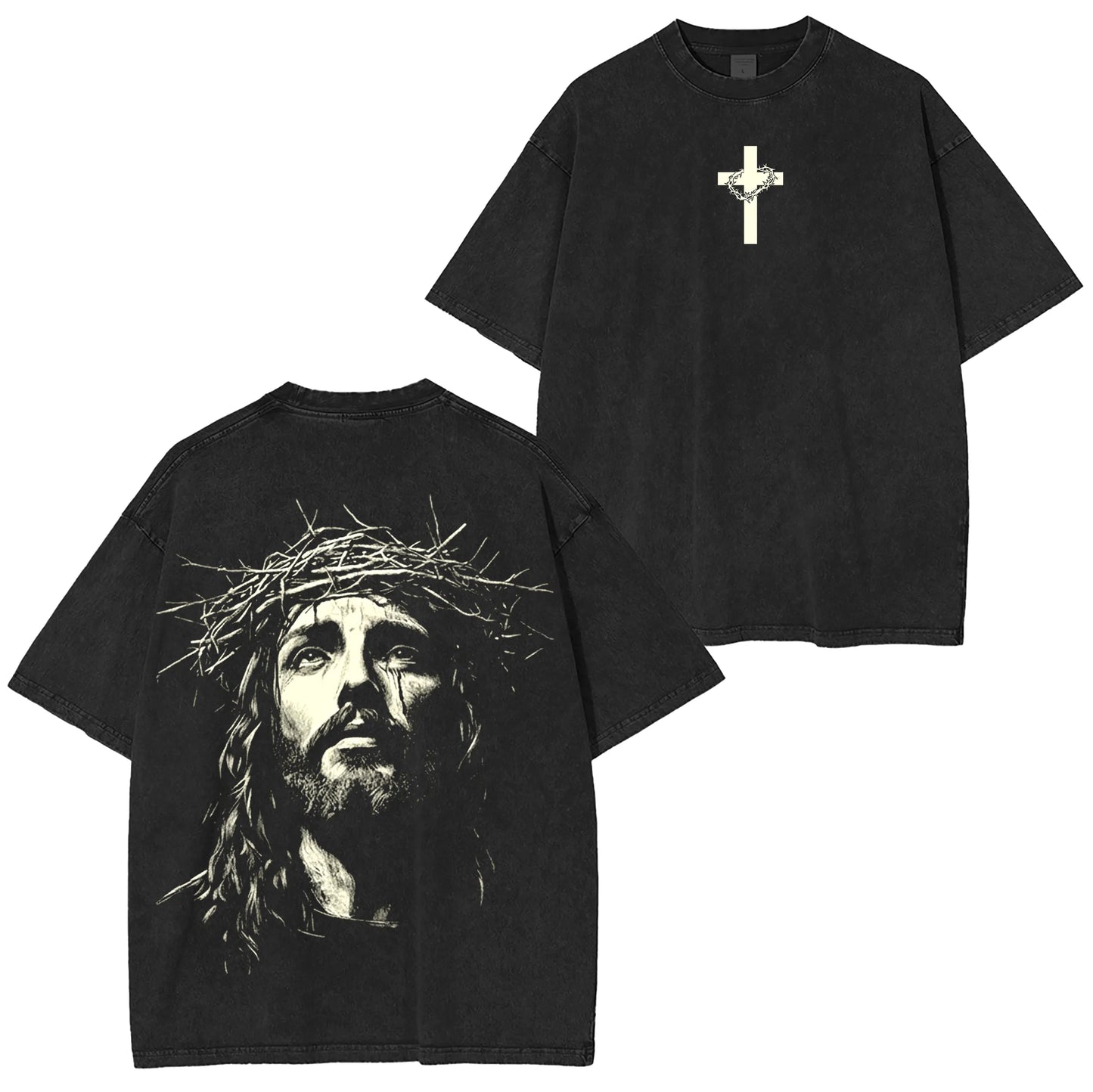 Crown Of Thorns Vintage Washed T-shirt/Crewneck/Hoodie