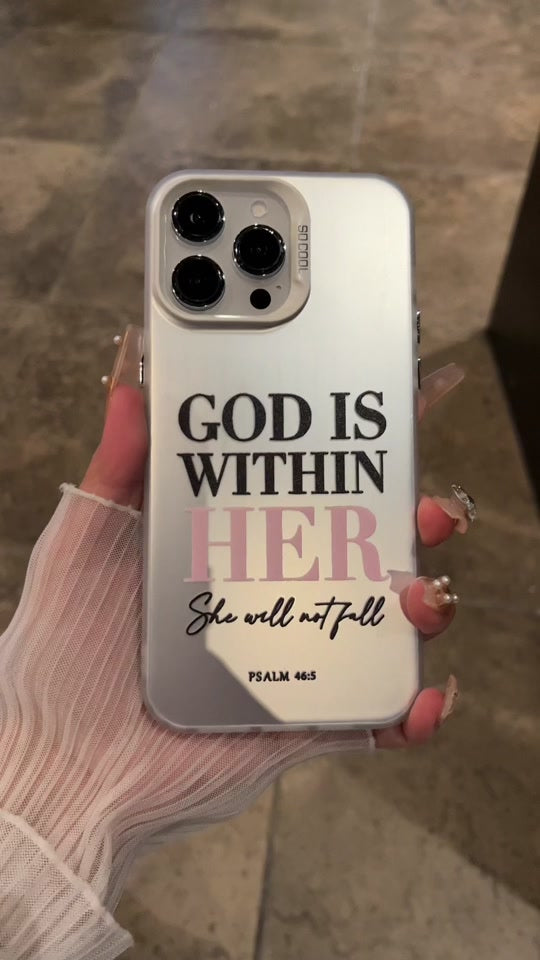 Christian Artworkshop Psalm 46:5 Spiritual Assurance Phone Case