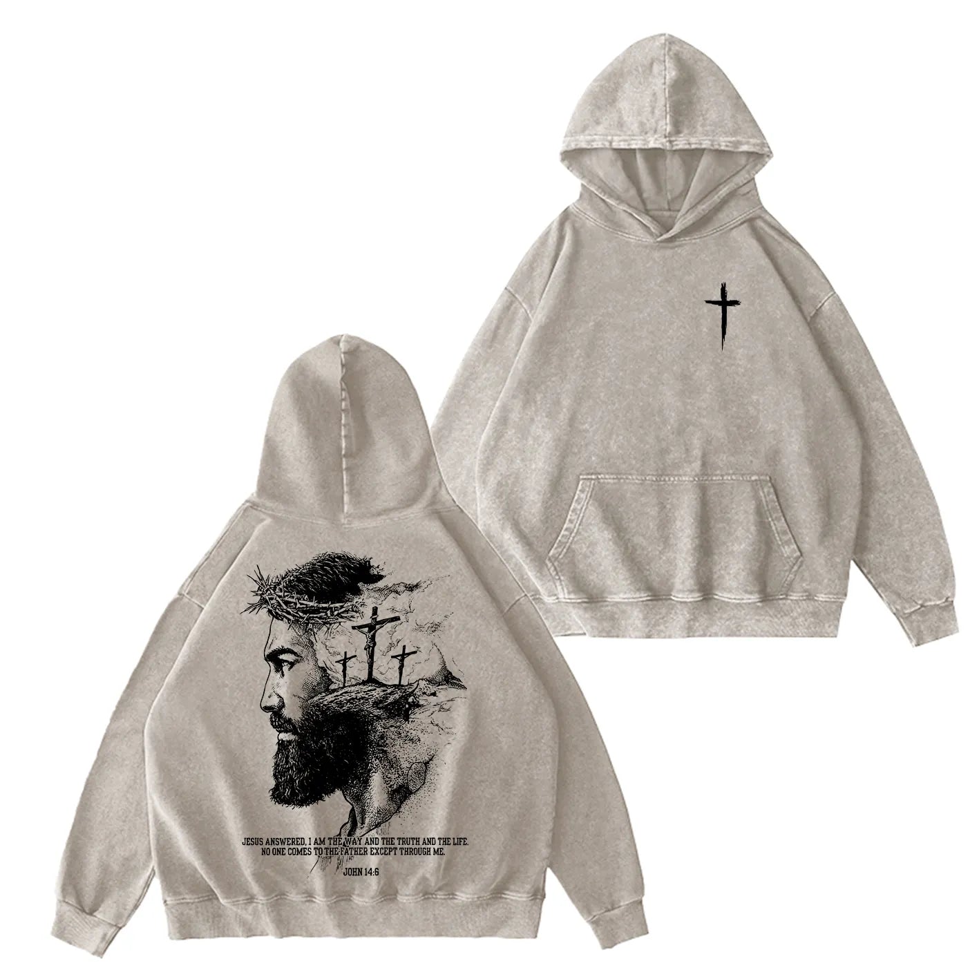 The Way The Truth The Life Vintage Washed T-shirt/Crewneck/Hoodie