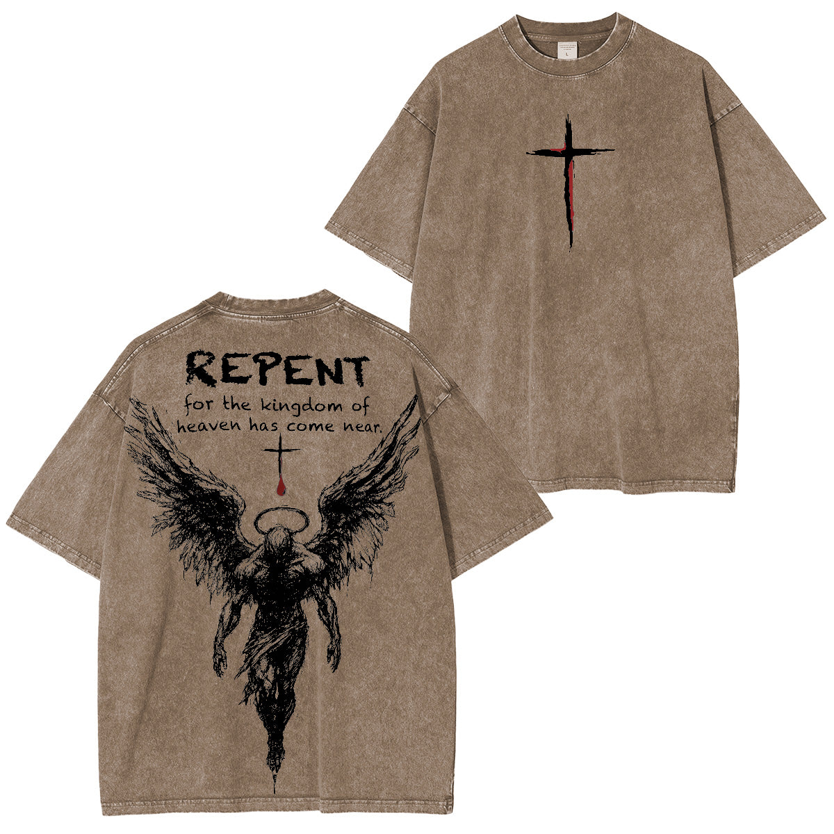 Heavens Proclaim The Glory Of God Washed Unisex T-Shirt