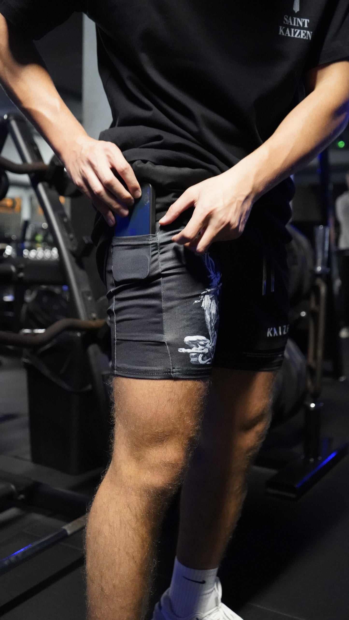 Archangel Michael's Performance Gym shorts