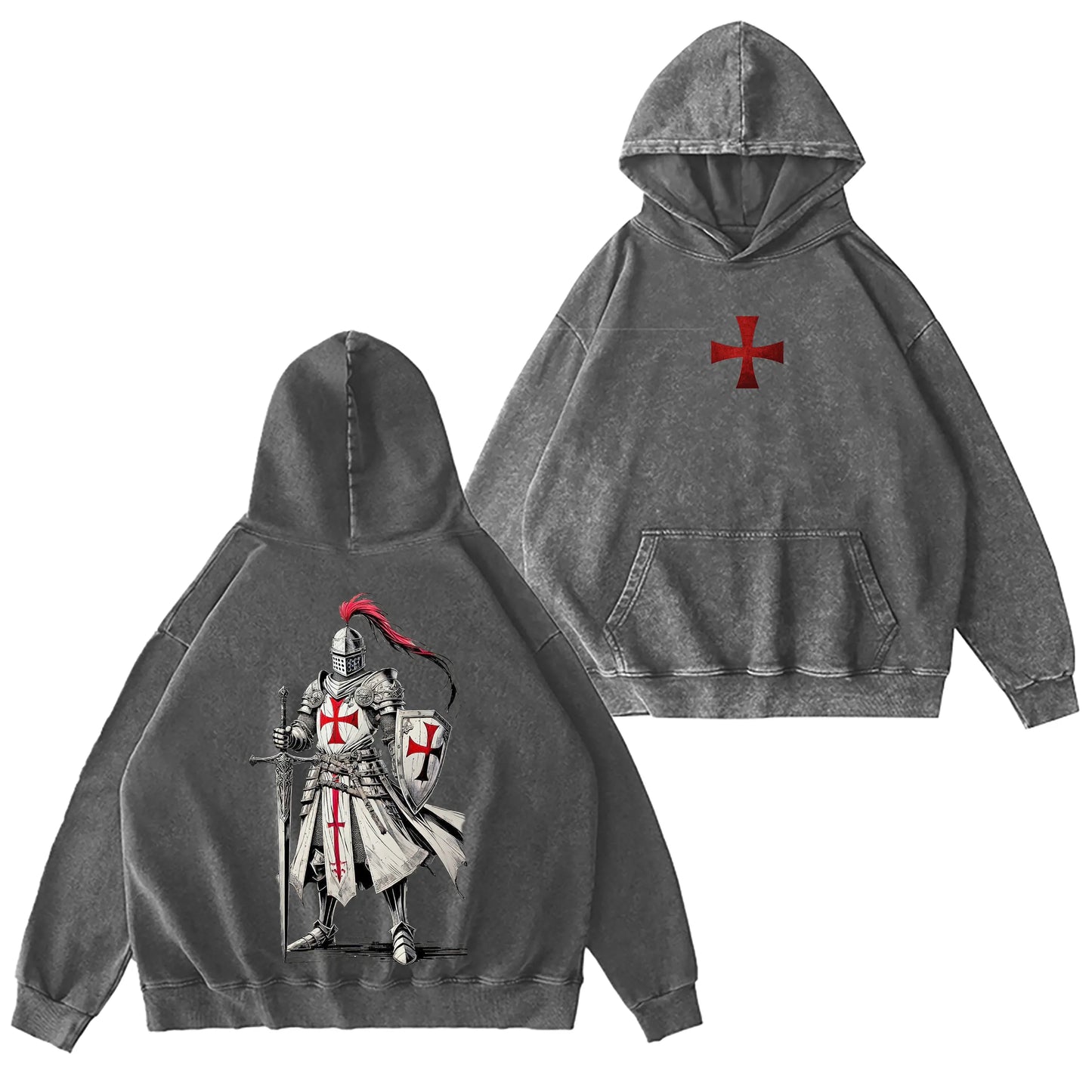 Under the Cross – Knight of Faith Washed T-shirt/Crewneck/Hoodie