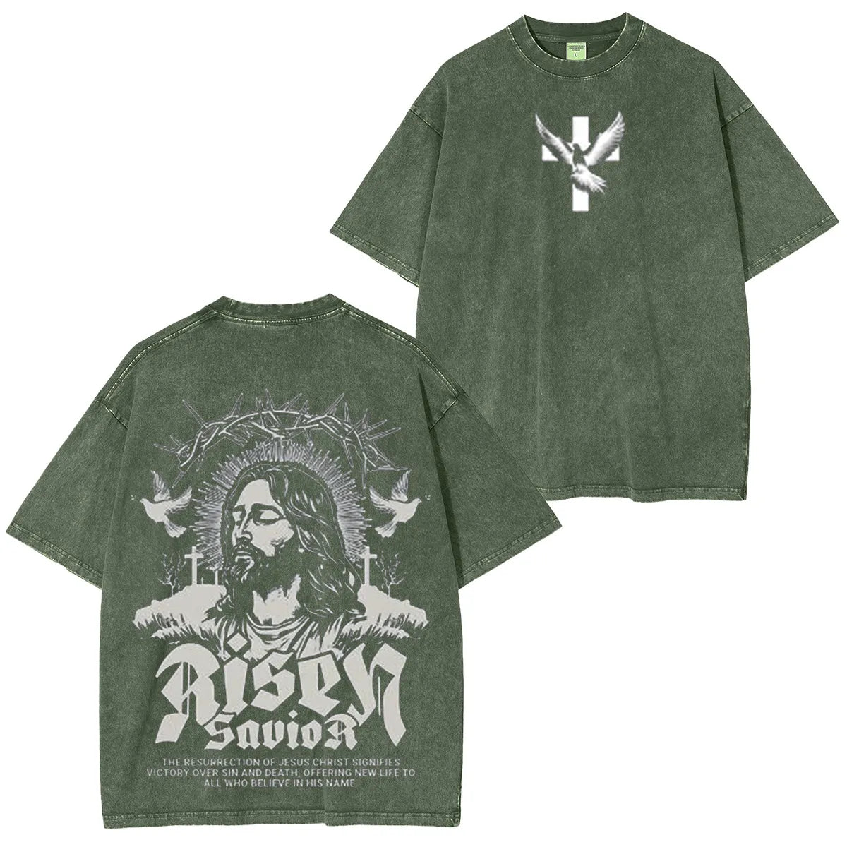 Jesuss Eternally Begotten Unisex Washed T-shirt