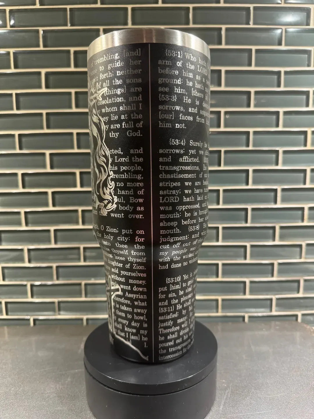 Jesus Christian Face Tumbler 30oz/40oz