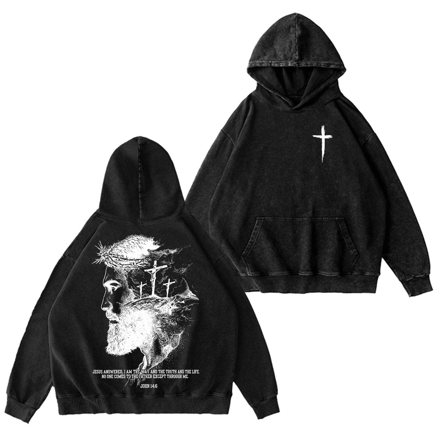 The Way The Truth The Life Vintage Washed T-shirt/Crewneck/Hoodie