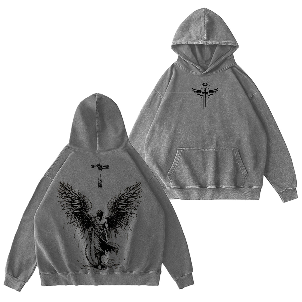 Fallen Angel Vintage Washed T-shirt/Crewneck/Hoodie