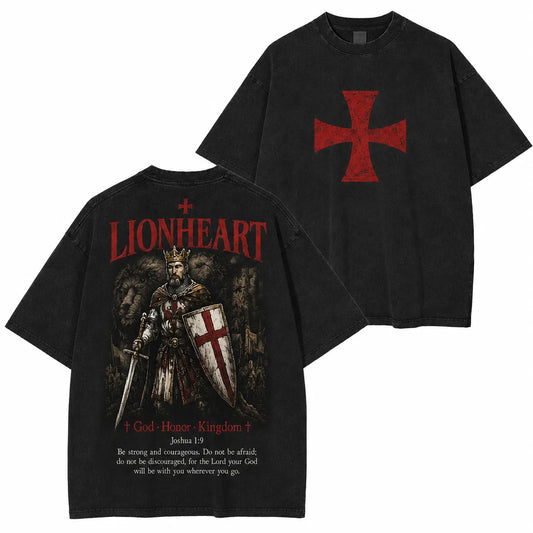 Lionheart Knight Vintage Washed T-Shirt/Crewneck/Hoodie