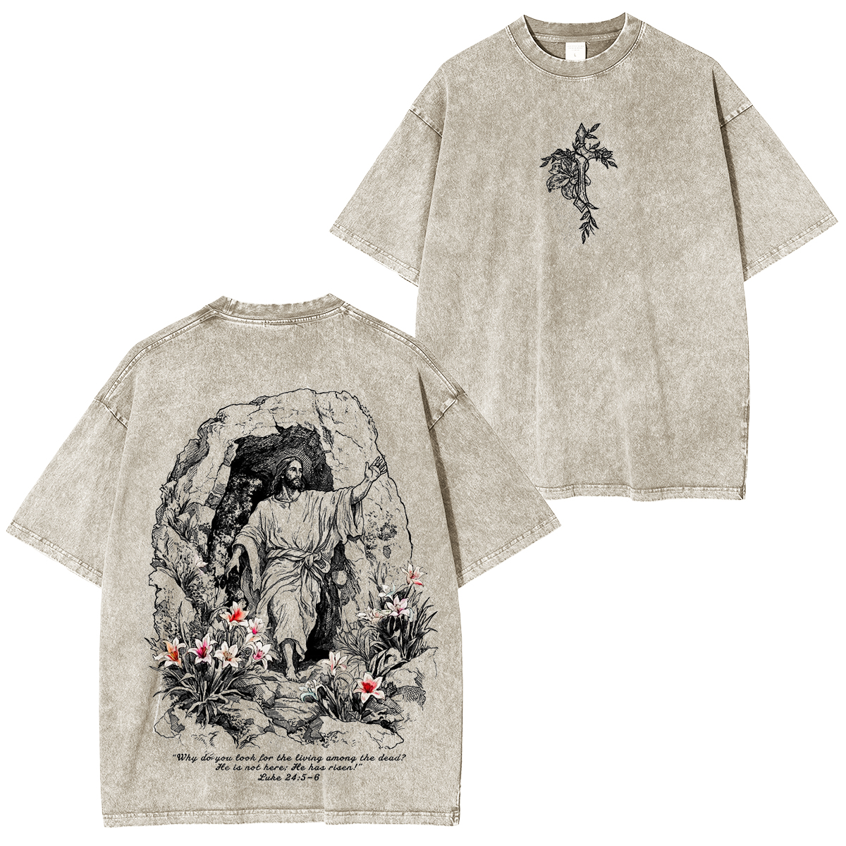 Jesus Lives Washed T-shirt/Crewneck/Hoodie