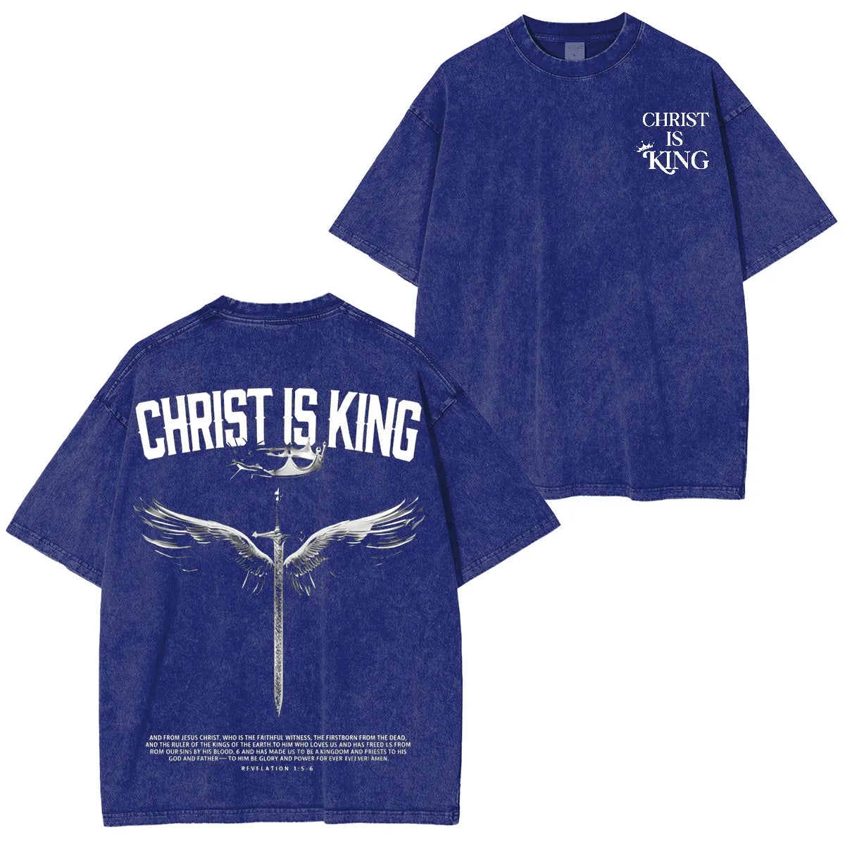 Christ the King Washed T-shirt/Crewneck/Hoodie