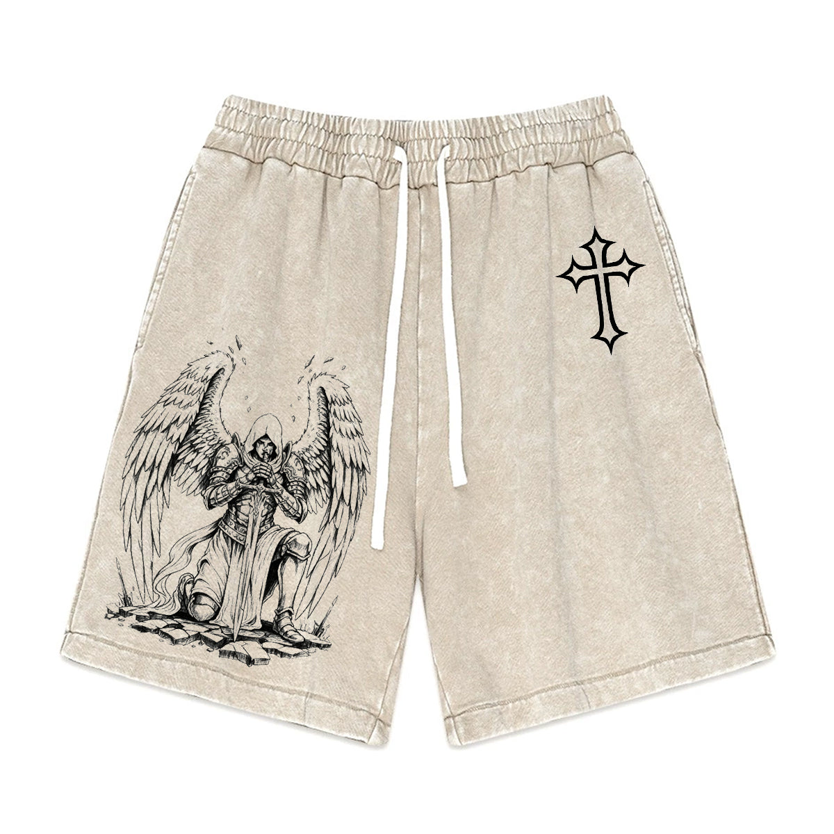 Angel Knight Washed Shorts