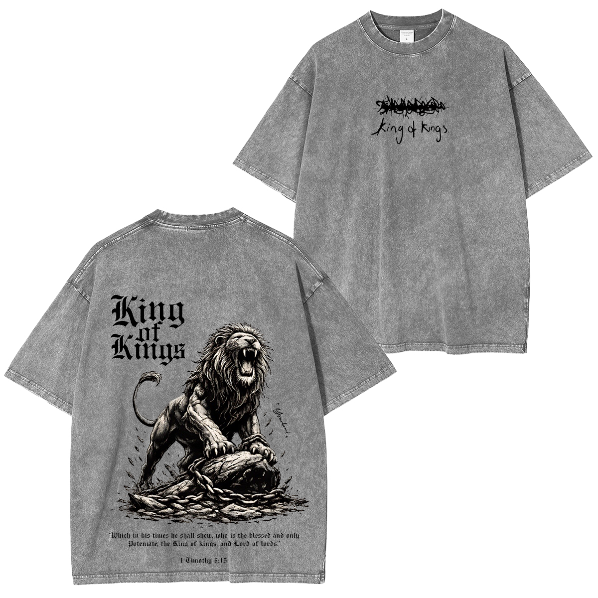King of Kings Washed T-shirt/Crewneck/Hoodie