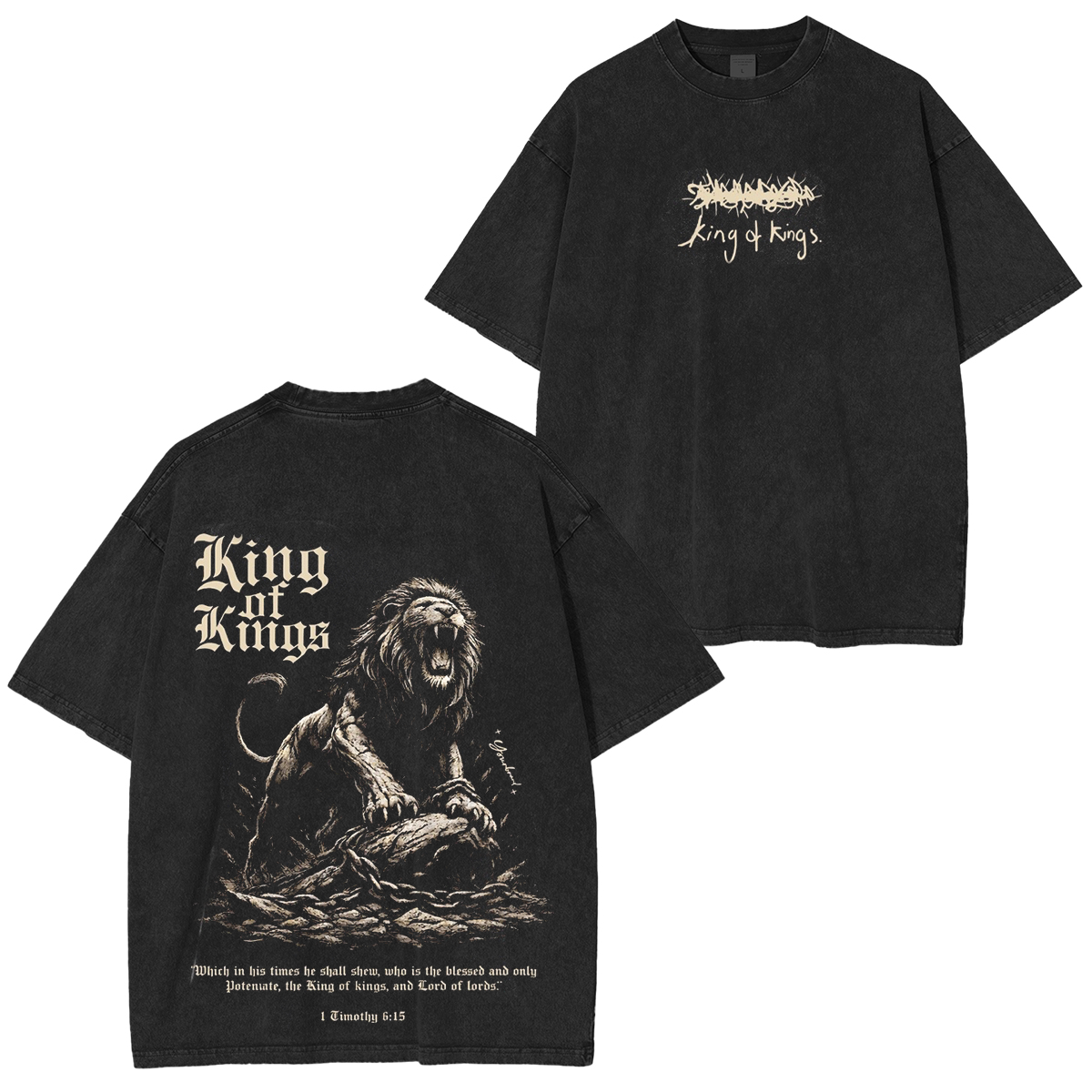 King of Kings Washed T-shirt/Crewneck/Hoodie
