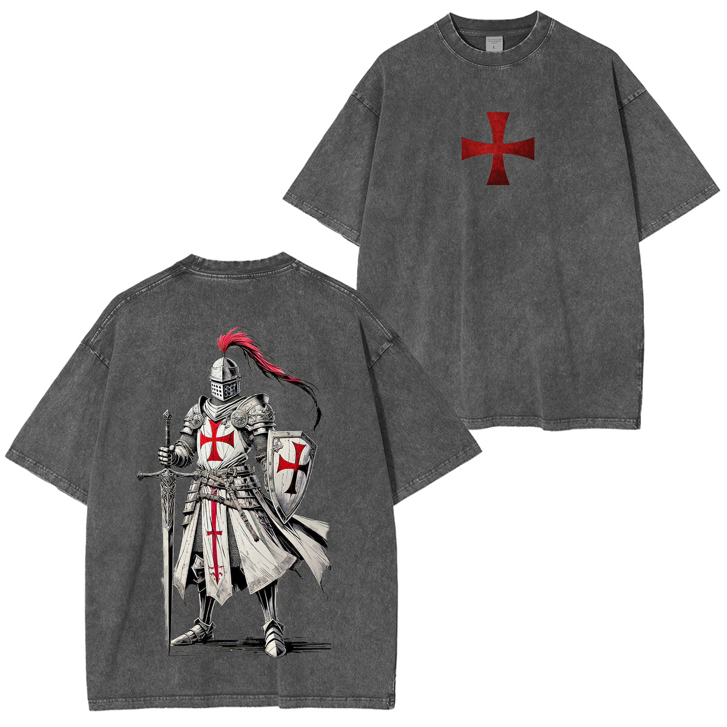 Under the Cross – Knight of Faith Washed T-shirt/Crewneck/Hoodie