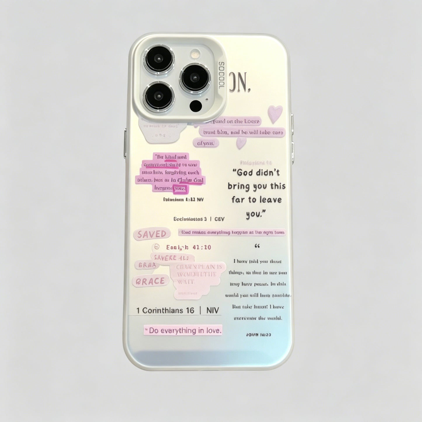 Our World Needs Jesus Phone Case