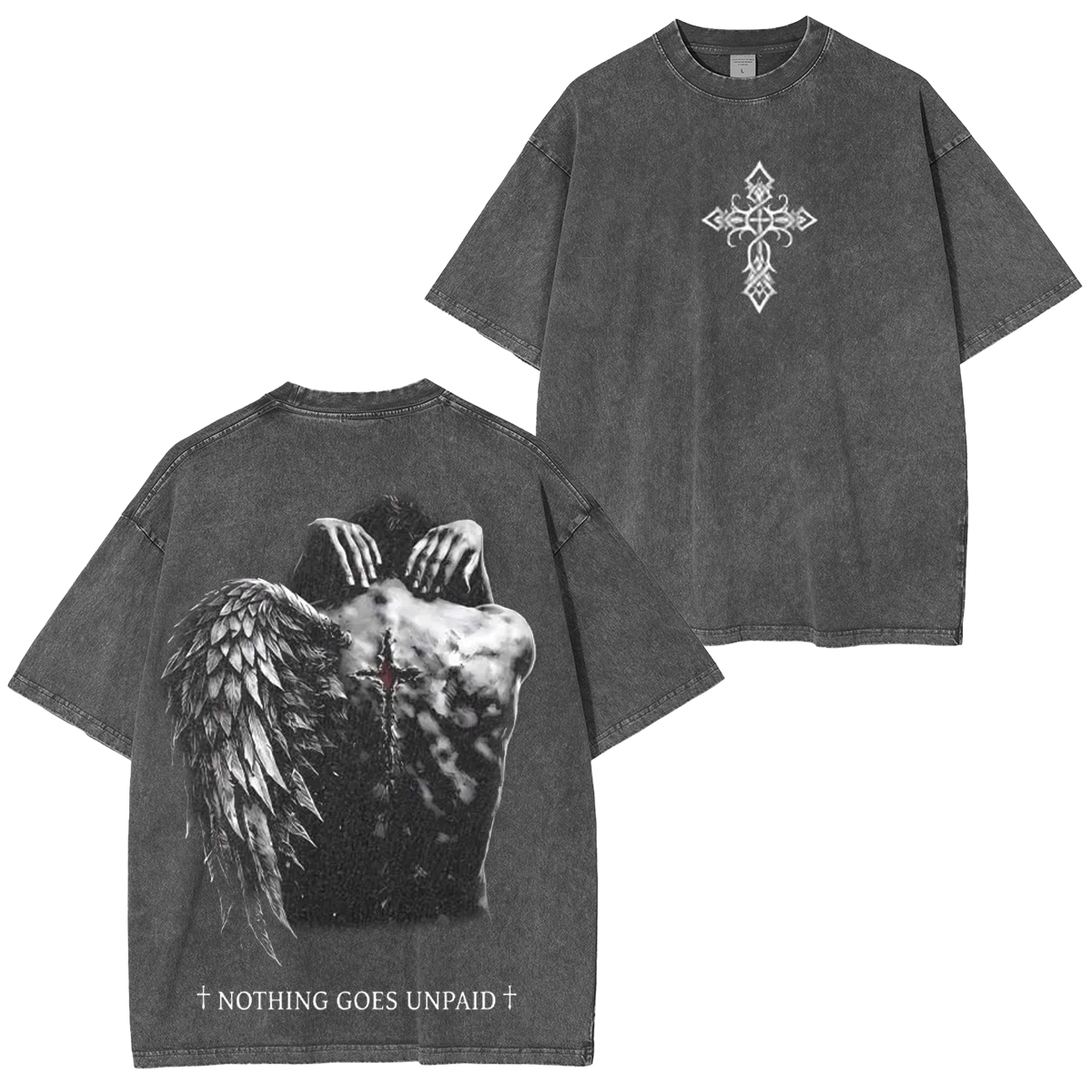 Wounded Wing Vintage Washed Unisex T-Shirt