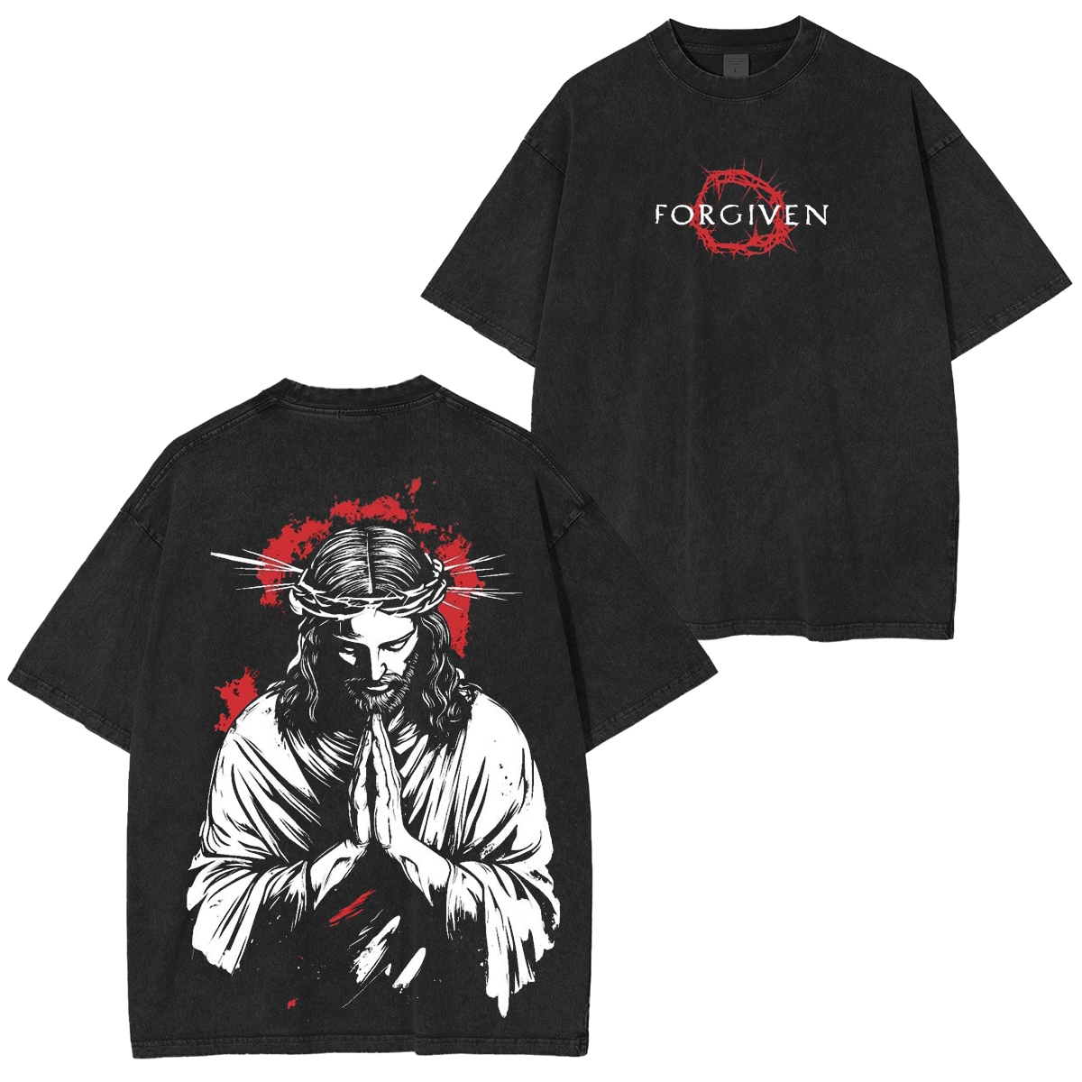 Jesus Christ Washed T-shirt/Crewneck/Hoodie