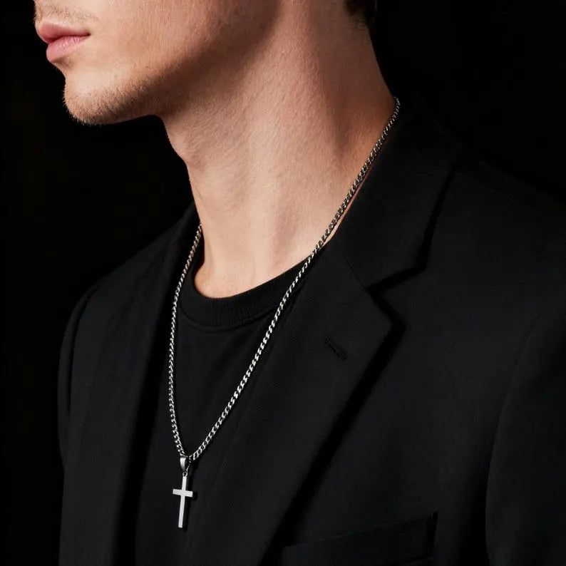 Stainless Steel Cross Necklace