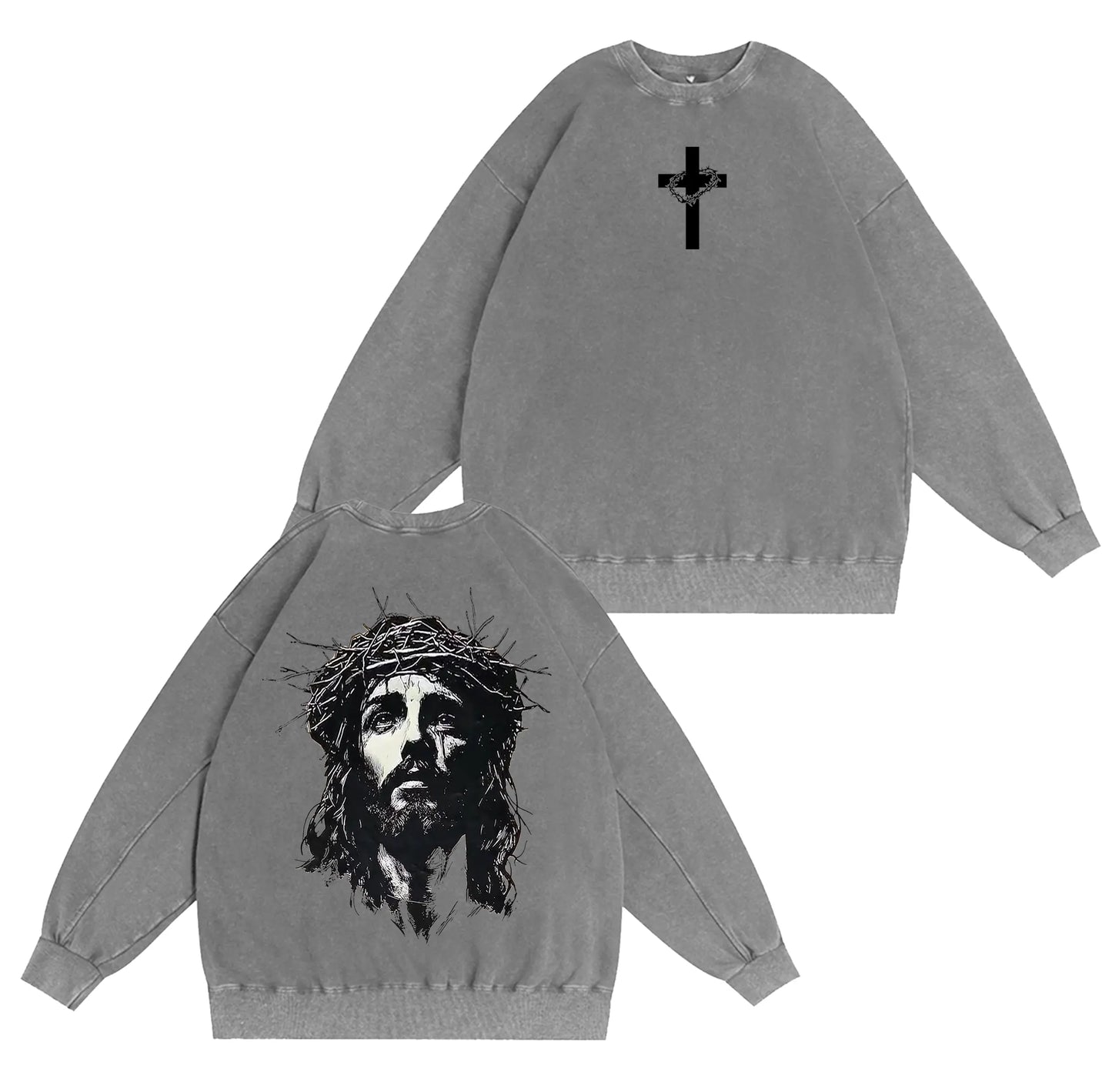 Crown Of Thorns Vintage Washed T-shirt/Crewneck/Hoodie