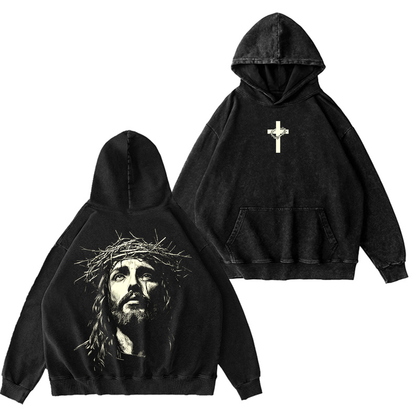 Crown Of Thorns Vintage Washed T-shirt/Crewneck/Hoodie