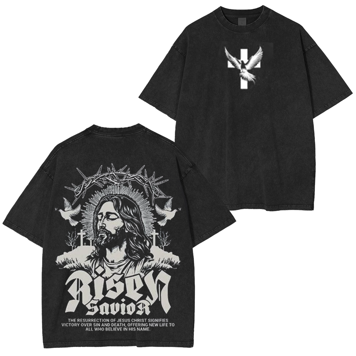 Jesuss Eternally Begotten Unisex Washed T-shirt