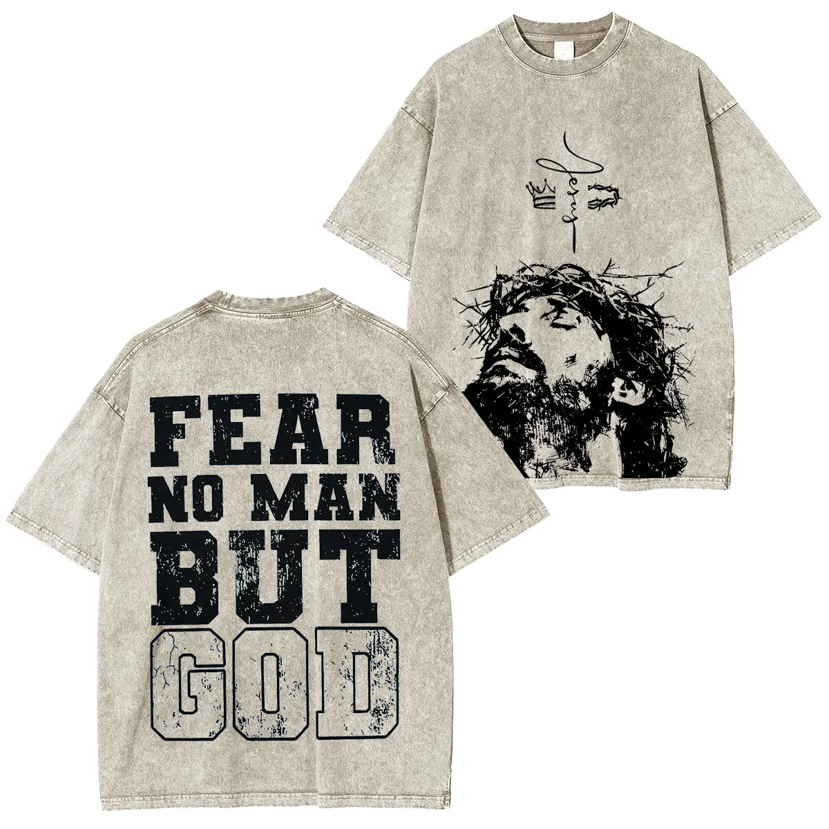 Jesussaves :Trusting Jesus in every season Washed Unisex T-Shirt