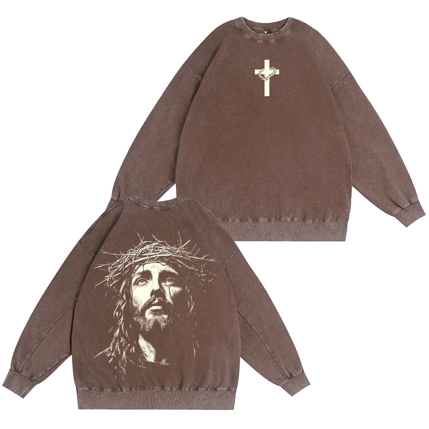 Crown Of Thorns Vintage Washed T-shirt/Crewneck/Hoodie