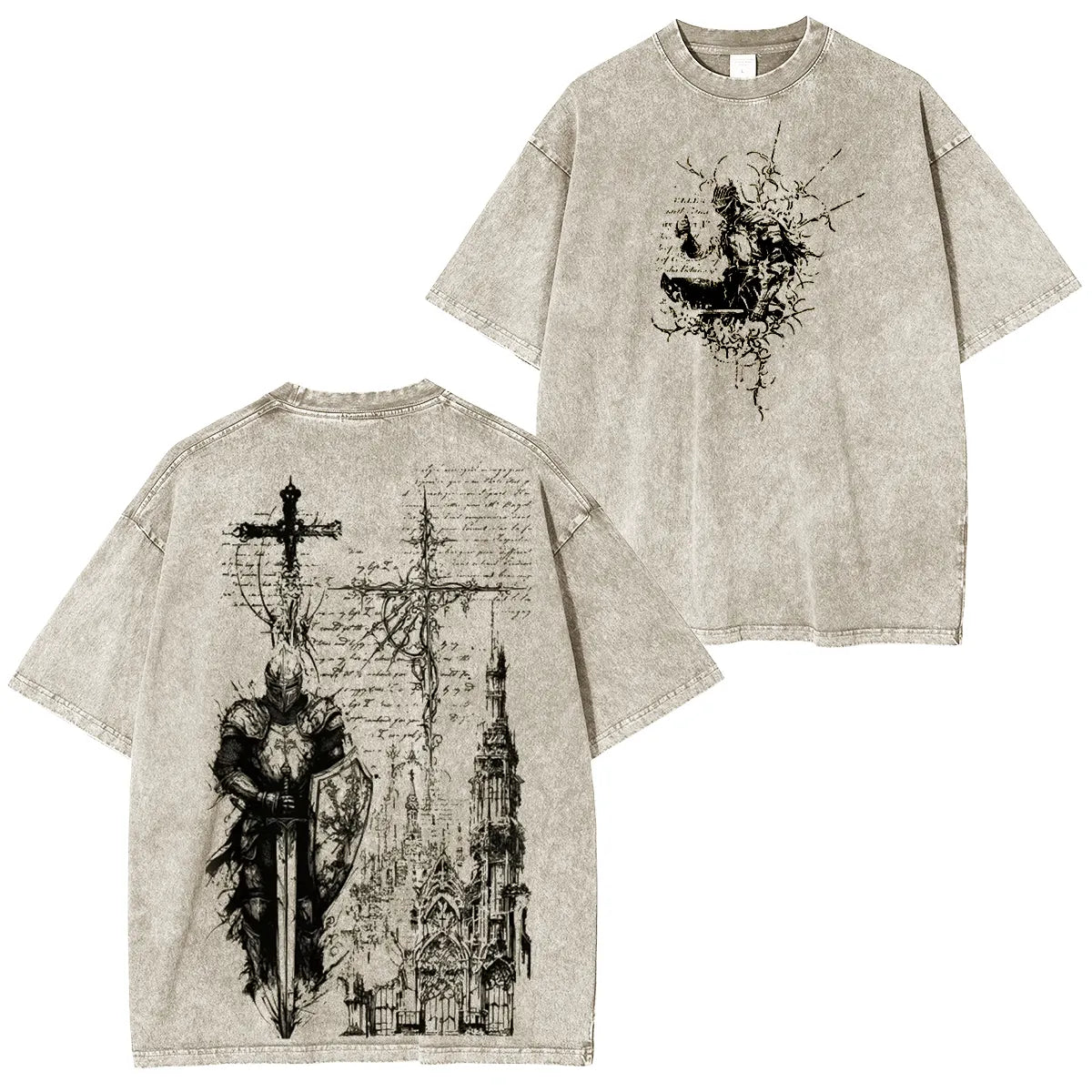 Metal Style Washed Unisex T-Shirt