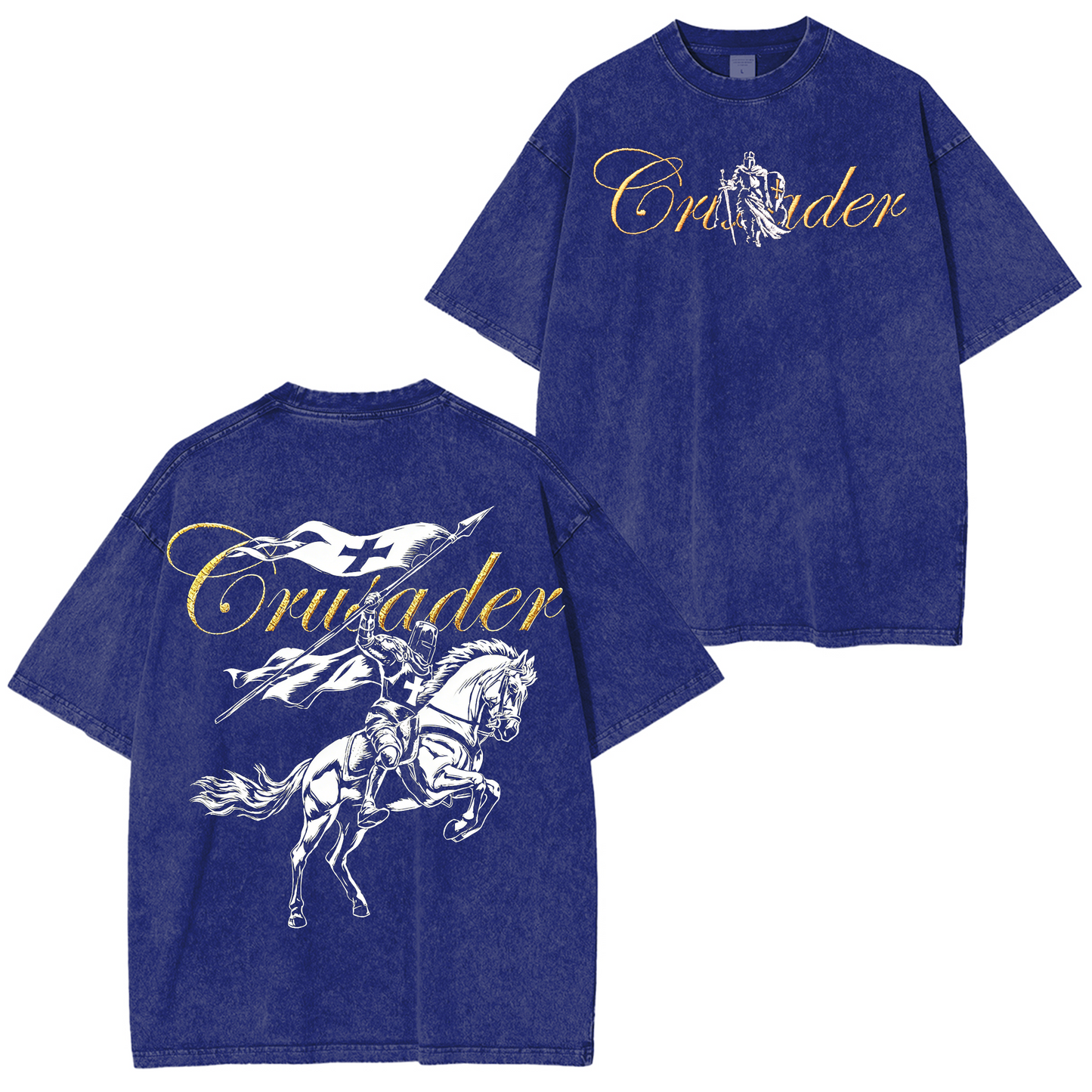 Vintage knight Christian Washed T-shirt/Crewneck/Hoodie