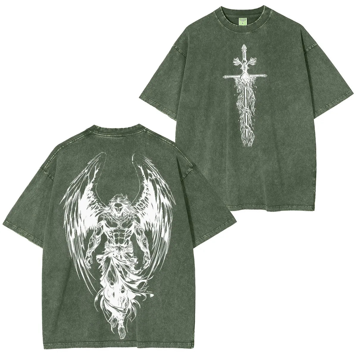 Archangel Michael – Armor of God Vintage Washed Unisex T-Shirt