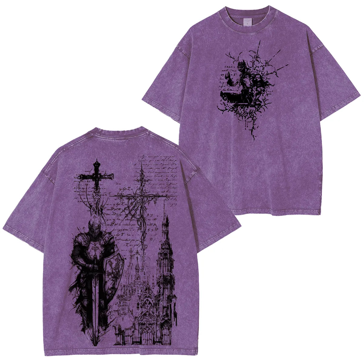 Metal Style Washed Unisex T-Shirt