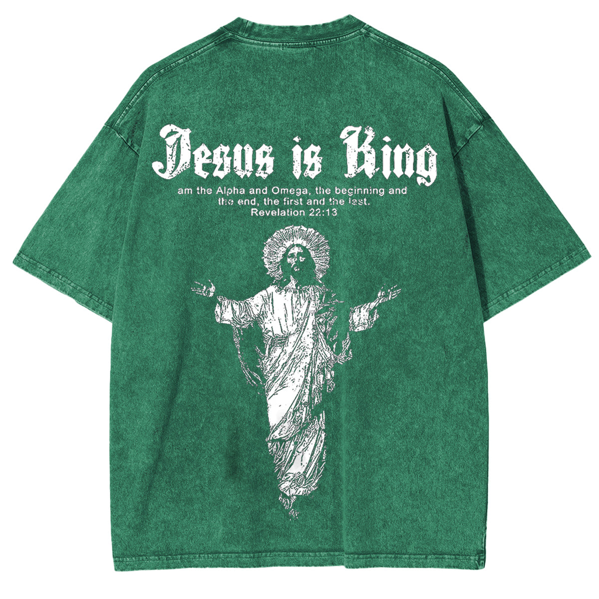 Jesus Is King Vintage Washed Unisex T-Shirt