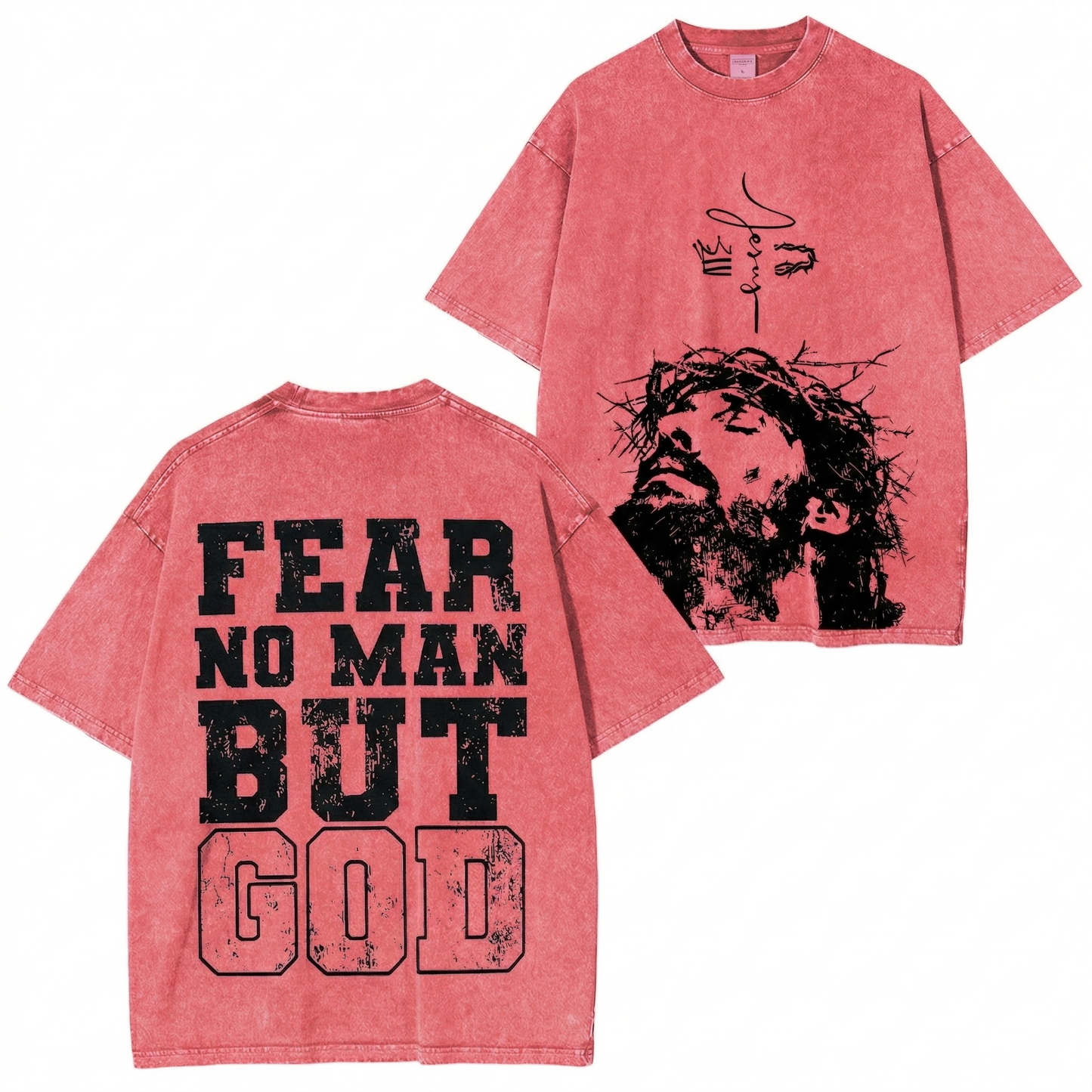 Jesussaves :Trusting Jesus in every season Washed Unisex T-Shirt