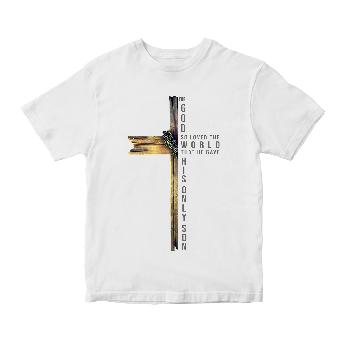 John 3:16 Christian Cross Bible T-Shirt
