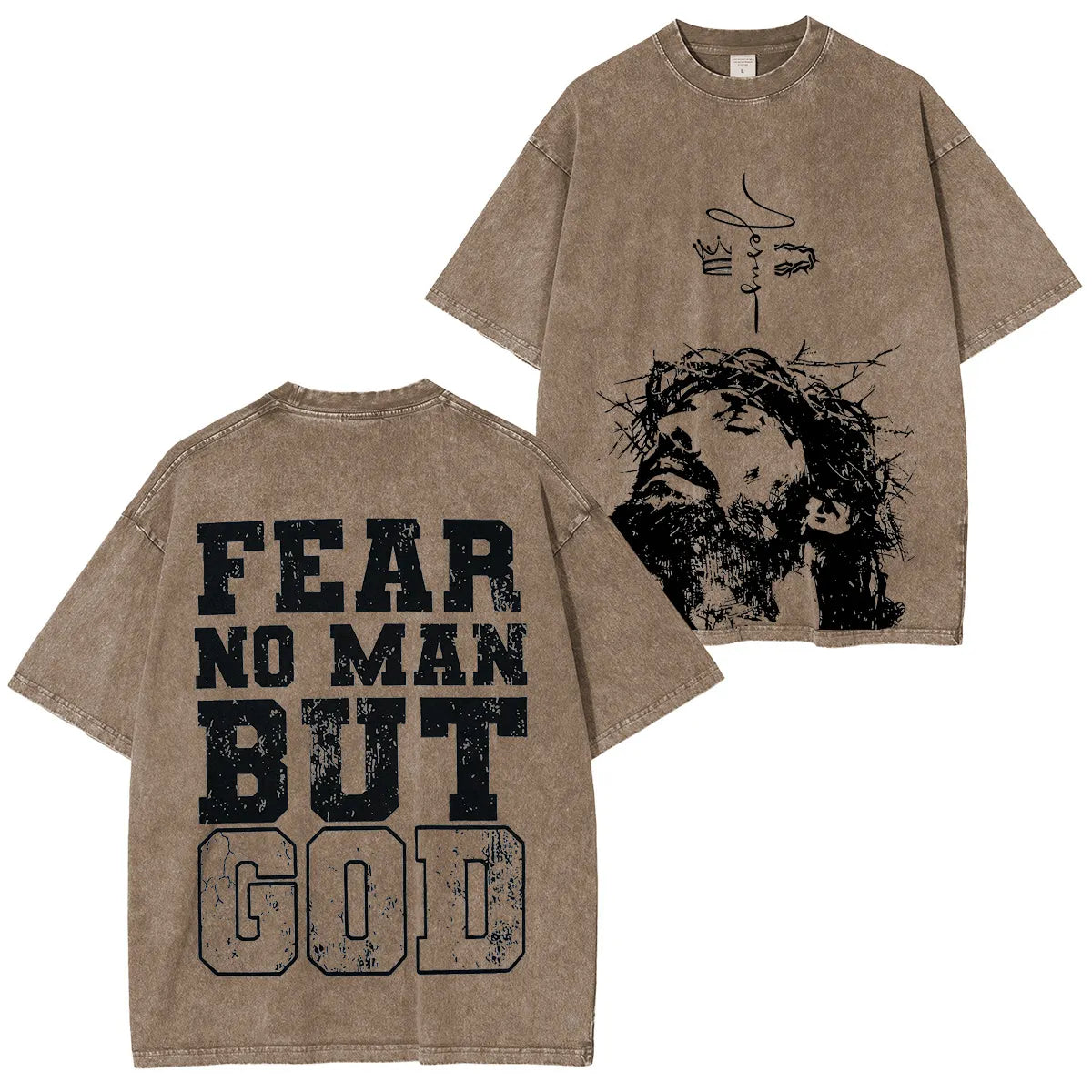 Jesussaves :Trusting Jesus in every season Washed Unisex T-Shirt