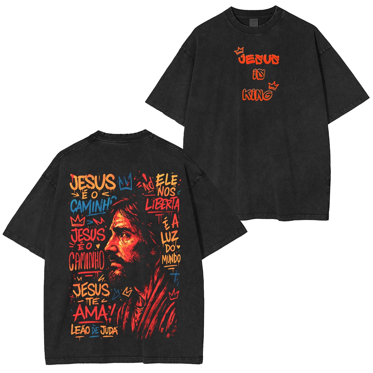 Jesus is King Washed T-shirt/Crewneck/Hoodie