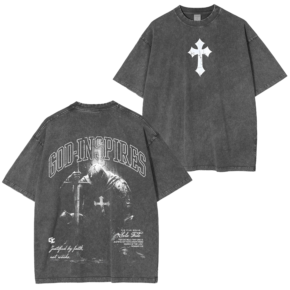 God Inspired Might Knight’s Vow Washed T-shirt/Crewneck/Hoodie