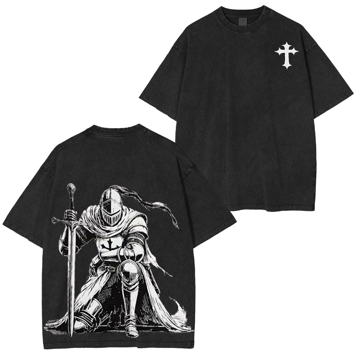 Knight of Conviction Unisex Washed T-Shirt